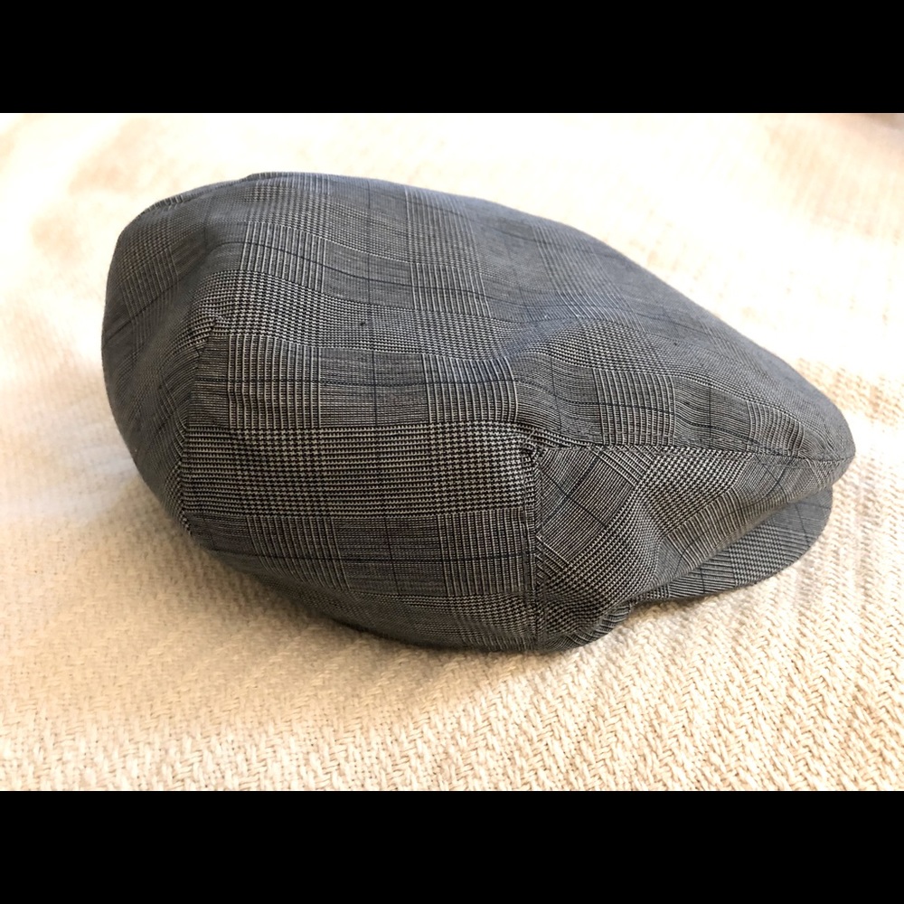 Bigalli Windowpane Plaid Duckbill Ivy Cap XL NWOT